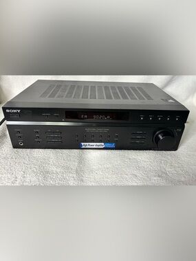 Sony Black Car Audio Video Amplifier Receiver
